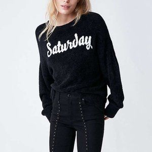 Express Saturday Fuzzy Sweater